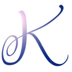 生まれるをイメージしてデフォルメされた文字〝K〟Kは華０糸のイニシャル。